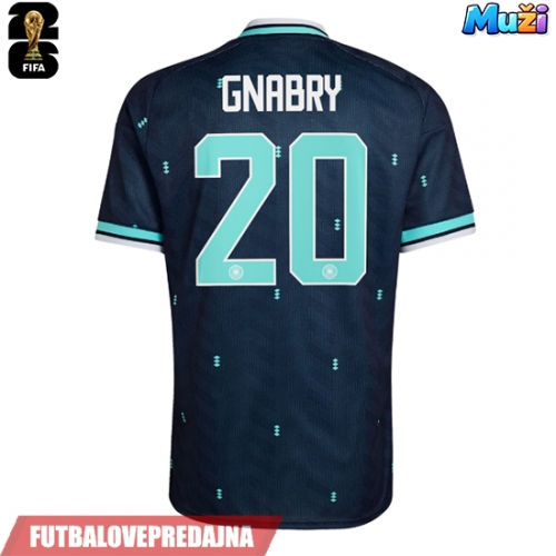 Lacne Muži Futbalové dres Nemecko Serge Gnabry #20 MS 2026 Krátky Rukáv - Preč